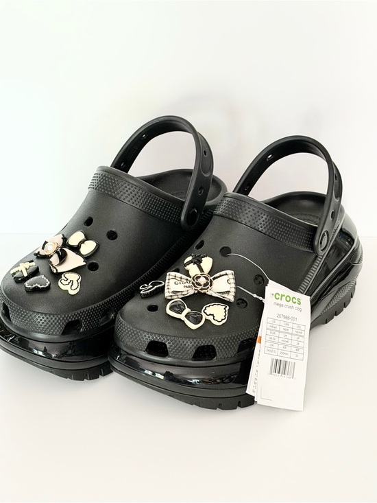 CROCS Shoes - Crocs Womens Unisex MEGA CRUSH Clogs Black M6 / W8 / MM250